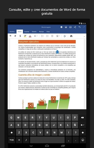 Den slutliga och kostnadsfria versionen av Microsoft Office för Android-surfplattor är nu tillgänglig