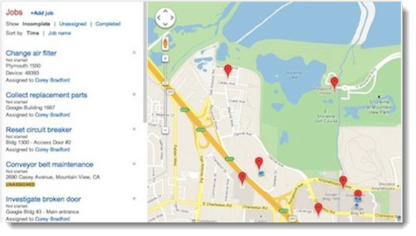 Google Maps Coordinate, för att organisera mobila arbetsgrupper