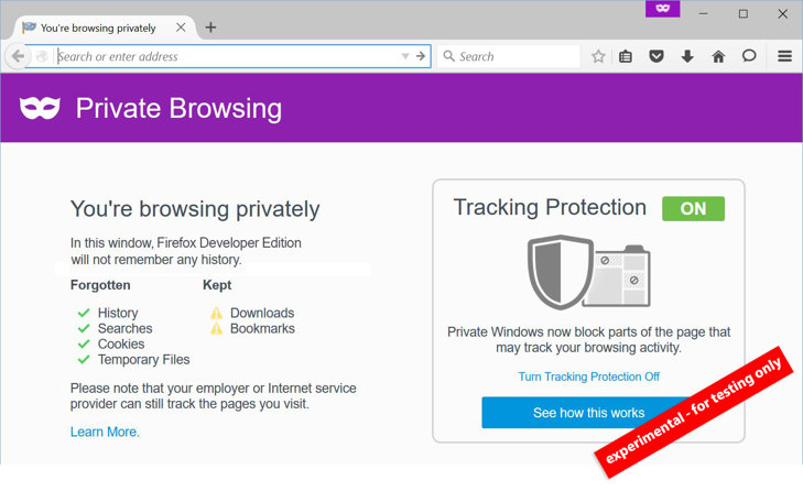 nuevo Firefox privacidad
