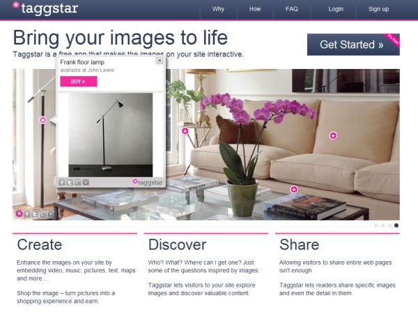 Taggstar öppnar sina dörrar så att alla webbplatsredaktörer kan göra sina bilder interaktiva