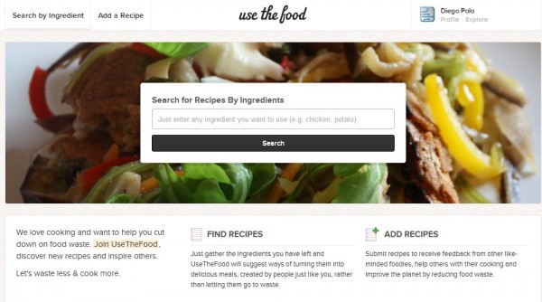 Vi försöker UseTheFood, dela dina recept så att du inte slösar bort mer mat