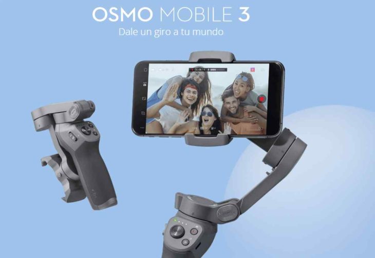 This is DJI Osmo Mobile 3, the new DJI image stabilizer for mobile phones