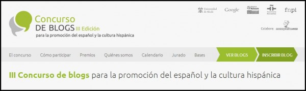 Ny bloggtävling på spanska, marknadsförd av Google, Cervantes Institute och andra institutioner