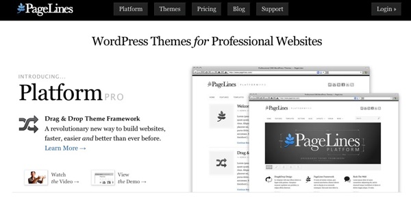 PageLines will launch its "App Store" of sections to include in WordPress designs