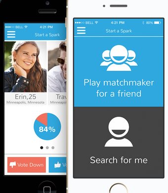 SparkStarter, an application for us to help our single friends find a partner