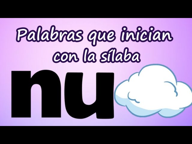 palabras con nu