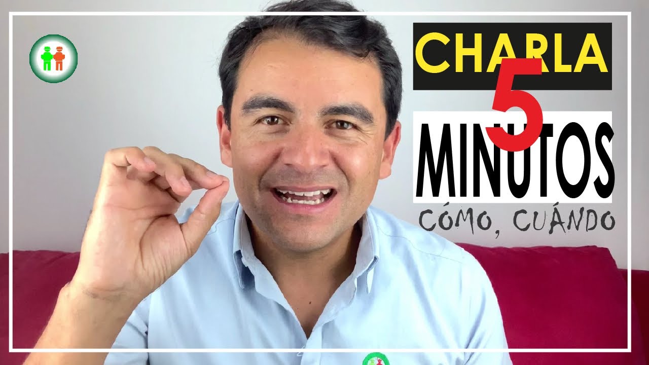 platicas de seguridad de 5 minutos