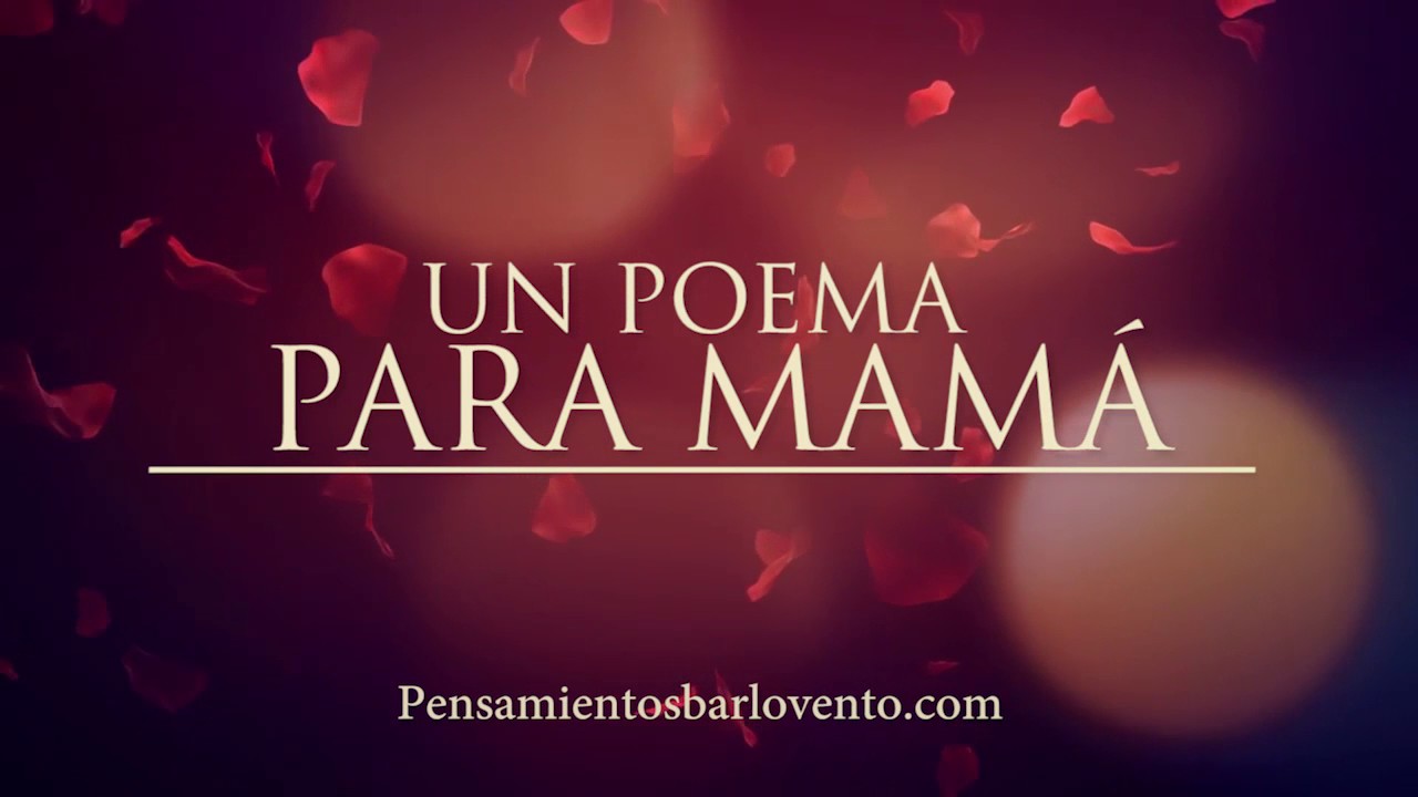 poema a mama