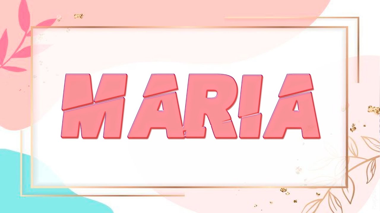 significado de maria